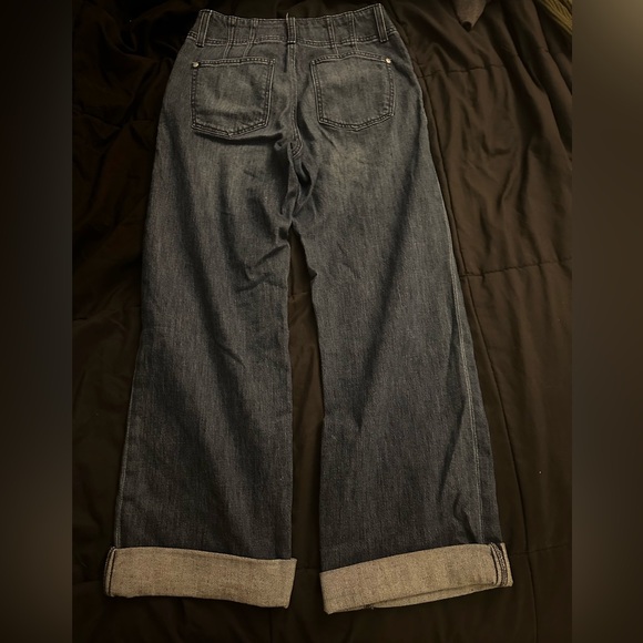 Pilcro “high rise cuffed wide leg” Jean - Picture 2 of 3